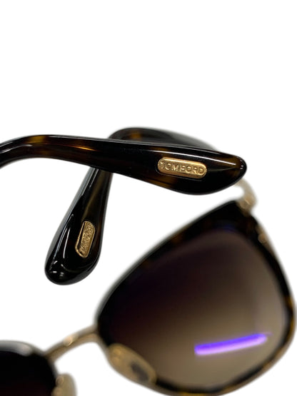 トムフォード Simona TF717 52F サングラス ブラウン コンビフレーム べっ甲柄 IT2N3IF2MPJW