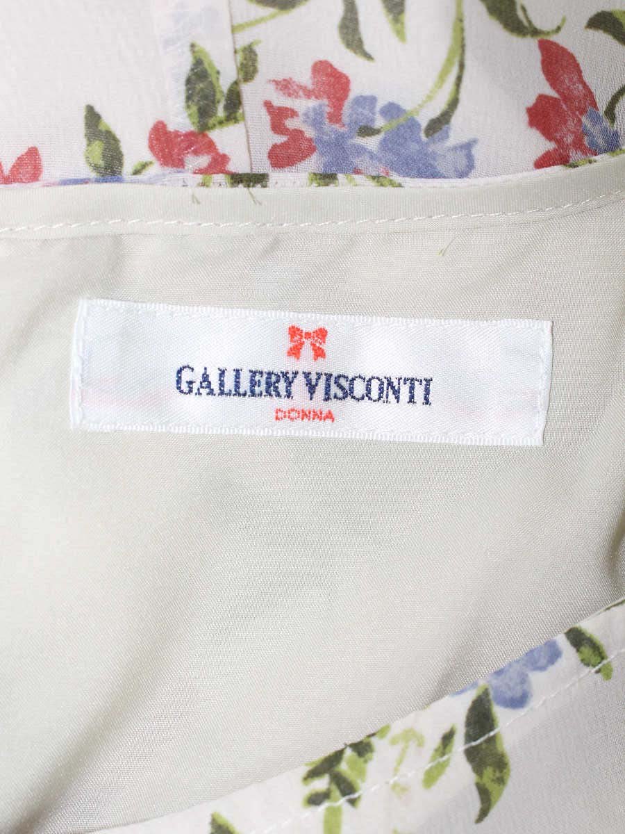 ギャラリービスコンティ 1328872 ワンピース 2 ベージュ/マルチカラー 花柄 ITBAXBBR7NWW