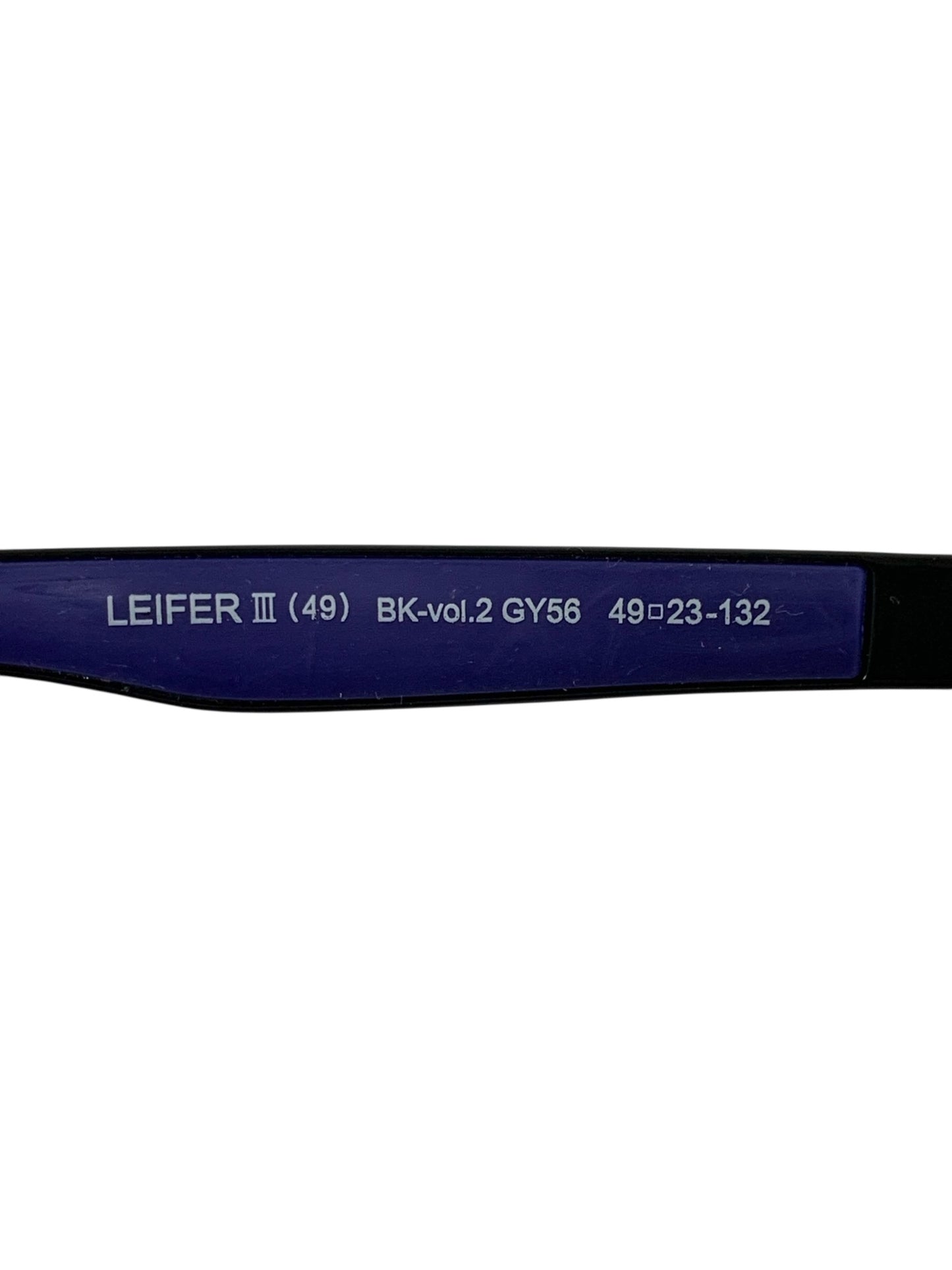 アイヴォル LEIFER3 サングラス ブラック セルフレーム フルリム ボストン ITG1UUWX943I