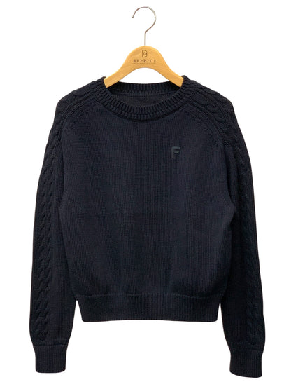 フォクシーブティック Knit Top Ellie 44144 ニット 38 ネイビー ケーブル IT8XJ32XD00I