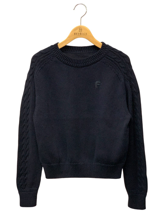 フォクシーブティック Knit Top Ellie 44144 ニット 38 ネイビー ケーブル IT8XJ32XD00I