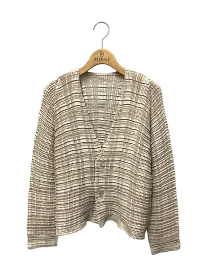 イッセイミヤケ IM21FJ652 カーディガン 2 グレージュ プリーツ加工 IT1CKU4ADSLW 【SALE】