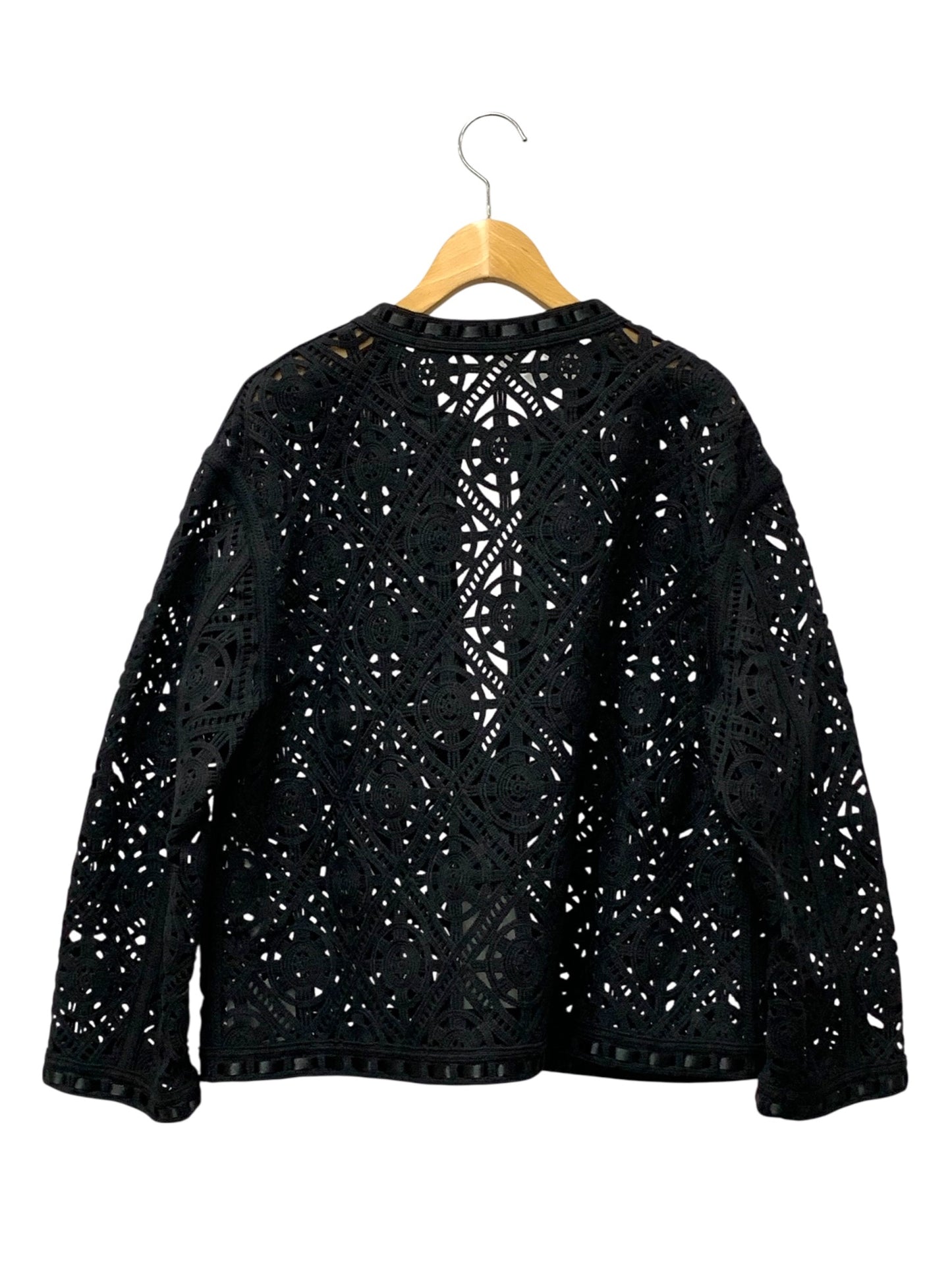 ボールジー サークルモチーフエンブロイダリー クルーネックジャケット 11-07-41-07004 36 ブラック 23SS ITNZSFJ40YC6