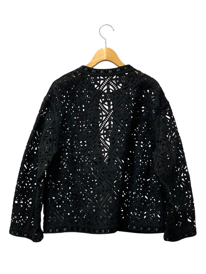 ボールジー サークルモチーフエンブロイダリー クルーネックジャケット 11-07-41-07004 36 ブラック 23SS ITNZSFJ40YC6