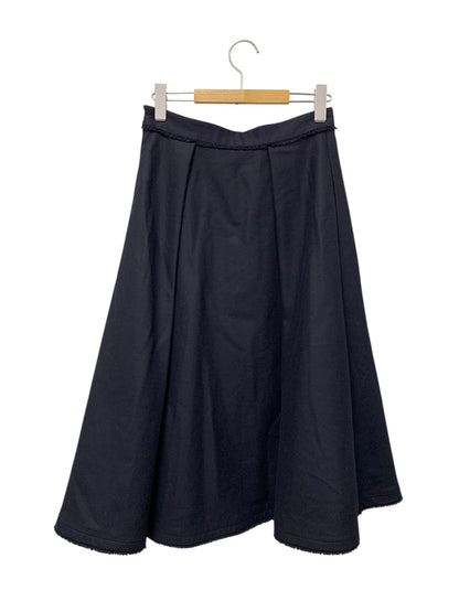 フォクシーブティック Skirt Frida 43984 スカート 40 ネイビー アシンメトリー タックプリーツ ITC7P7SKYFGB
