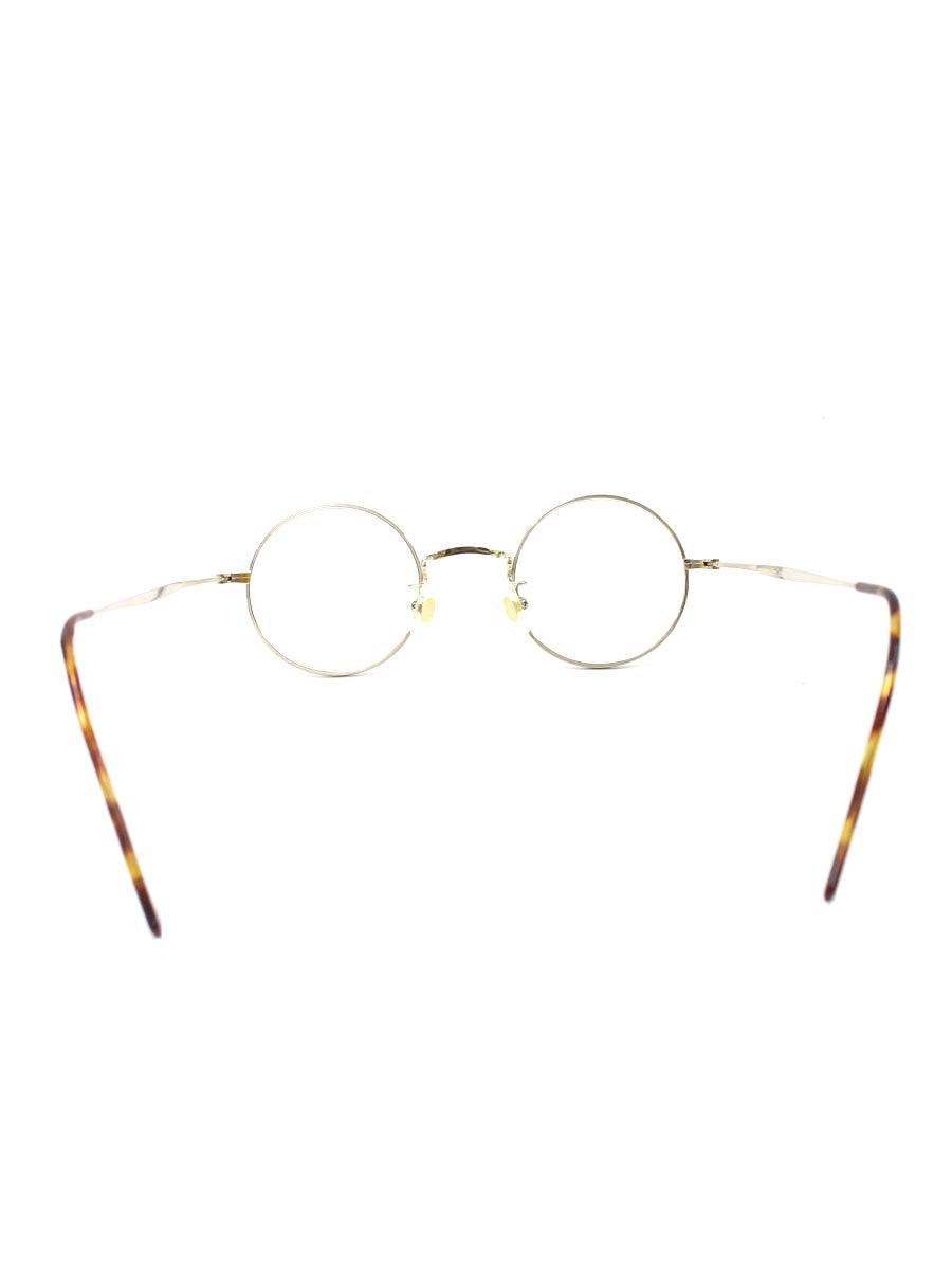 ジョンレノン JL-1047 メガネ ゴールド/ブラウン チタニウムフレーム フルリム ラウンド ITH86KSOZCDC
