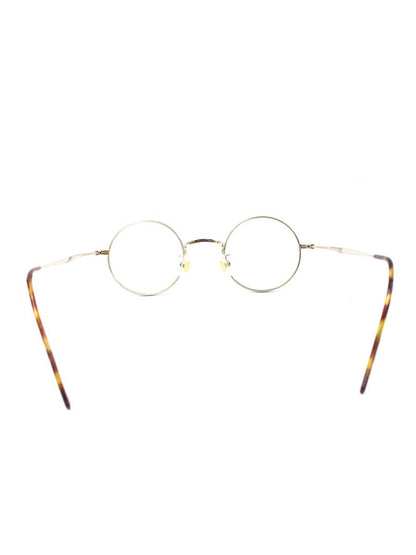 ジョンレノン JL-1047 メガネ ゴールド/ブラウン チタニウムフレーム フルリム ラウンド ITH86KSOZCDC