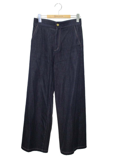 アナイ 1023271212066380 デニムパンツ 38 ネイビー ワイド ITSKE4C69K00 【SALE】