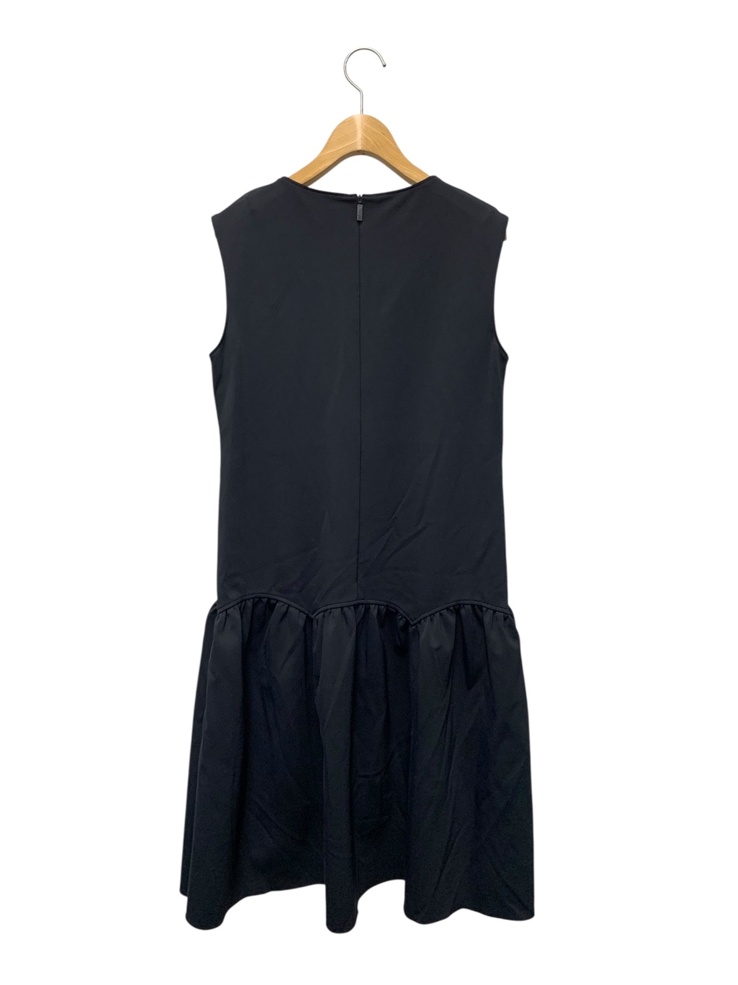 ルネ 5217010 ワンピース 36 ネイビー タックフレア IT84CXEU1IHW