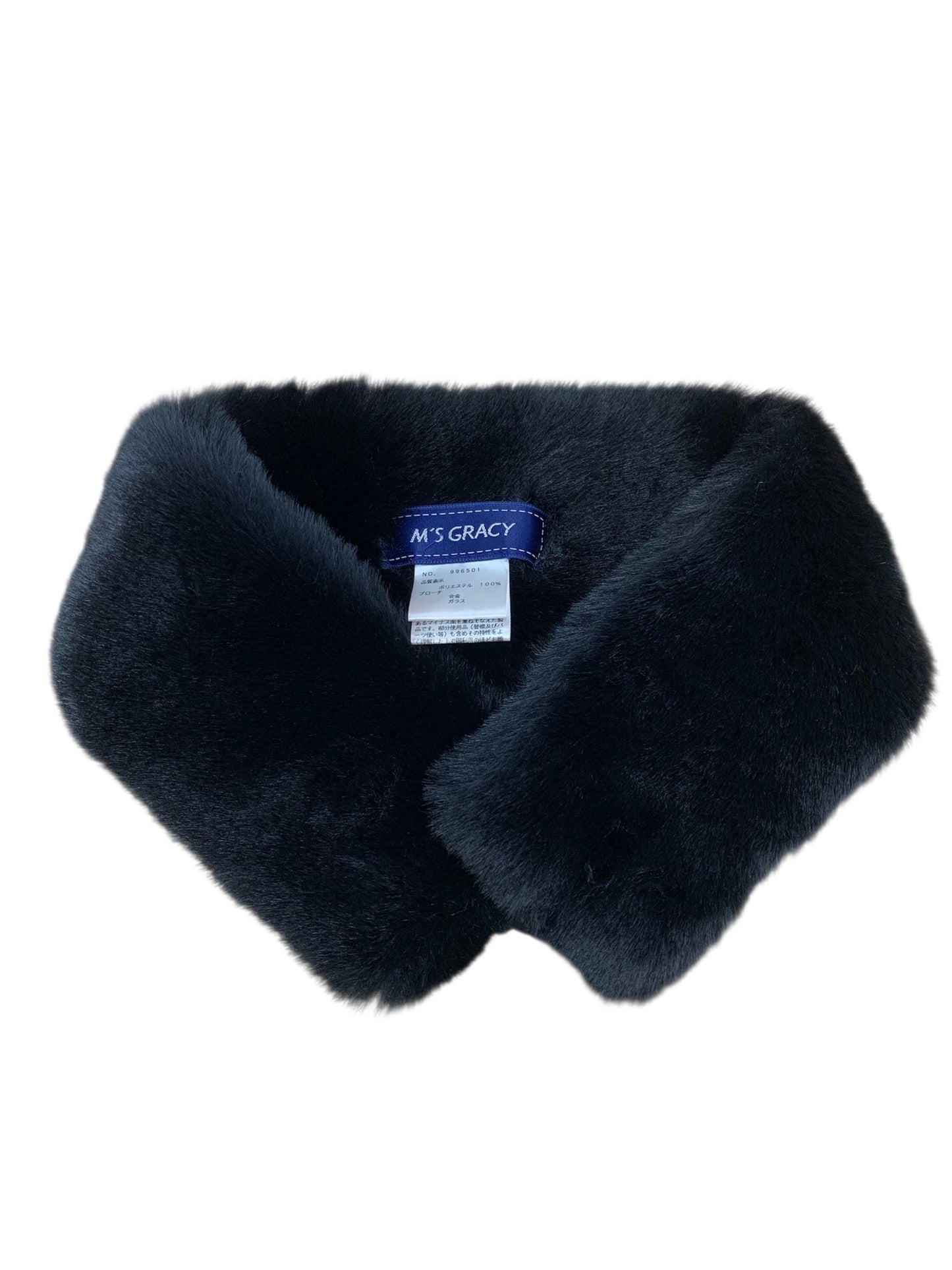 エムズグレイシー 996501 ストール/ショール ブラック ITK8FVGI58KQ