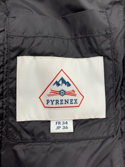 ピレネックス コクーン HWO058P0009WT2 ダウンジャケット 36 ブラック ノーカラー IT3QHR03V2ZU
