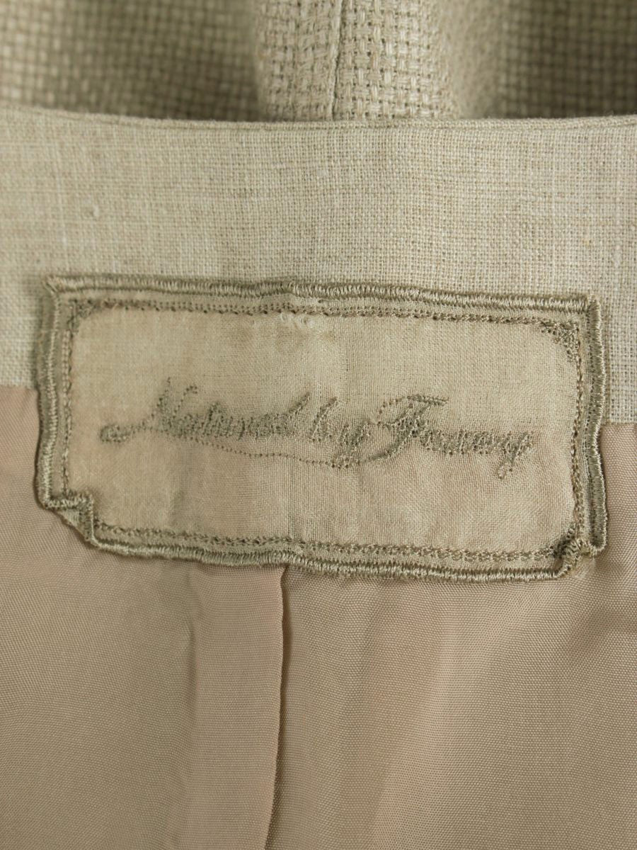 ナチュラルbyフォクシー 28270 ジャケット 38 ベージュ ツィード ロゴ IT9FEU9KFAHG 【SALE】