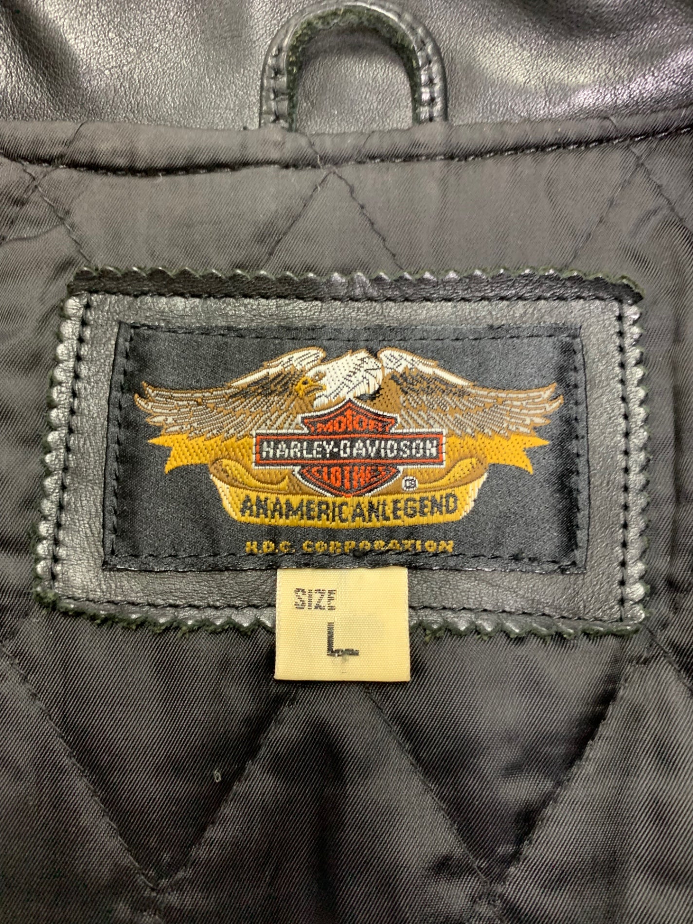 ハーレーダビッドソン 40182 L ブラック シングルライダース レザー ITWJOTUP6H4S