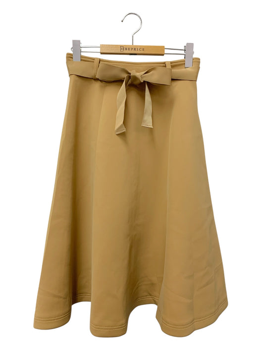 エムズグレイシー 0172 スカート 38 ブラウン タックフレア IT1CUZDEG8XP