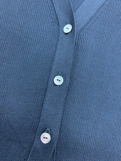 フォクシーブティック Evelyn Cardigan 44643 カーディガン 38 ブラック ロング ITQHMT1GJMYG