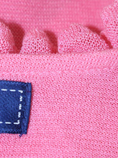 エムズグレイシー 528105 カーディガン 38 ピンク フリル ITXXRK771RY4