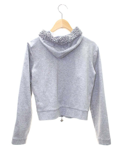 エムズグレイシー 725316 パーカ 38 グレー カメリア Wジップアップ ITGZQ1W2TV8Y