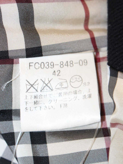 バーバリーロンドン FC039-848-09 テーラードジャケット 42 ブラック コーデュロイ ITAAXHHNJN2H