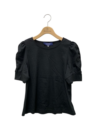 エムズグレイシー 615313 Tシャツ 40 ブラック 袖パール パフスリーブ ITUSSABOSMHI