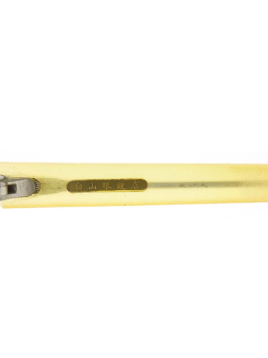 白山眼鏡店 メガネ イエロー 眼鏡 ITOR0OC0DEG4