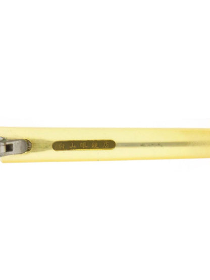 白山眼鏡店 メガネ イエロー 眼鏡 ITOR0OC0DEG4