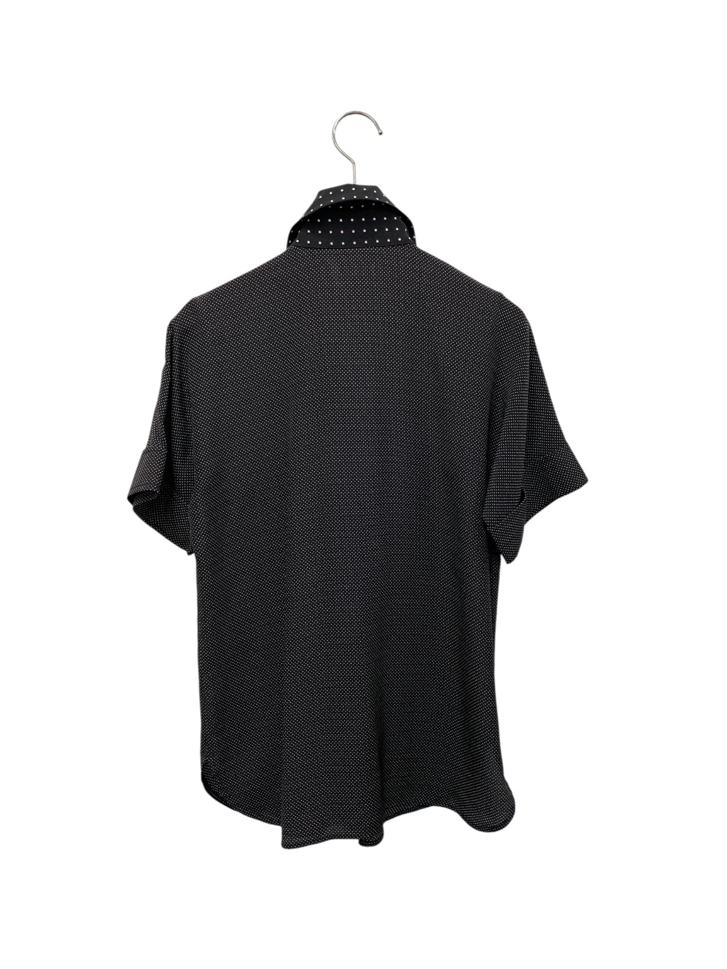 マックスマーラ 111109026 ブラウス 36 ブラック ドット フリル ITGBLNS6II5Q