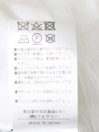 フォクシーブティック Knit Tops Balloon 41847 ニット セーター 40 ホワイト チュール IT5HBUIEP1DU