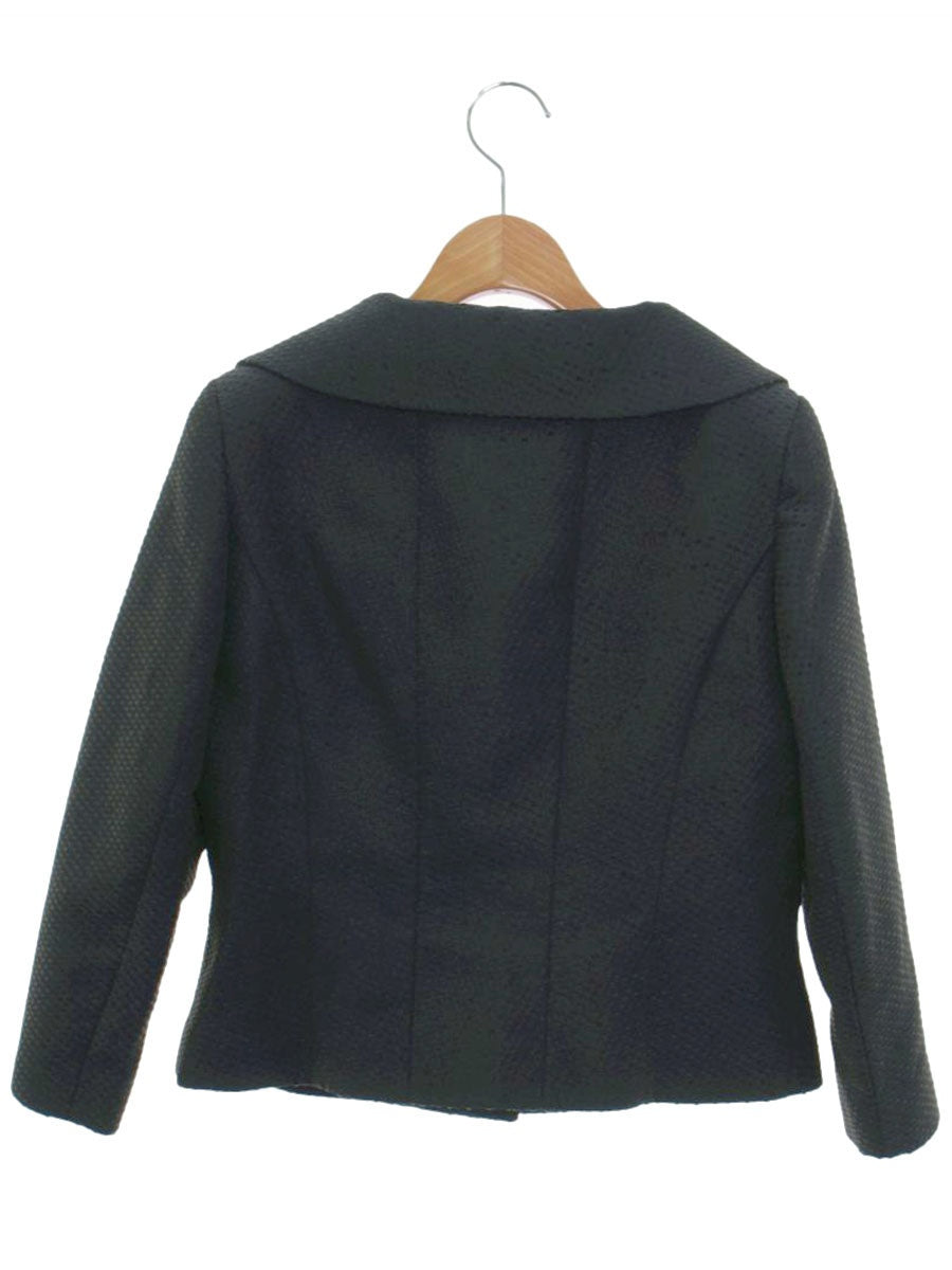 ルネ 6933380 ジャケット 36 ネイビー リボン ドット ITK6OY64GYV6