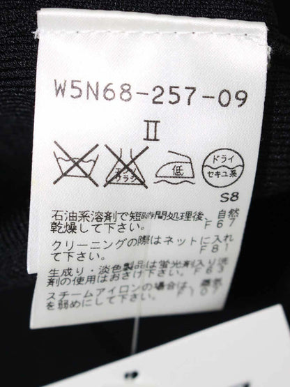 トゥービーシック W5N68-257-09 ニット 2 ブラック フリル ビジュー ITMRT60DBESU