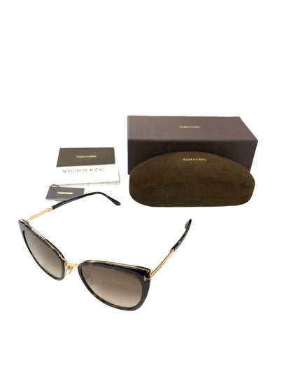 トムフォード Simona TF717 52F サングラス ブラウン コンビフレーム べっ甲柄 IT2N3IF2MPJW