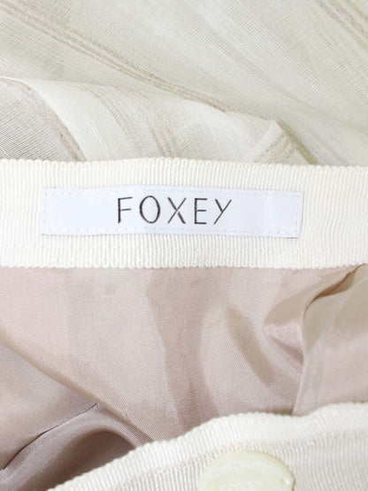 フォクシーブティック Skirt La Seine 36712 スカート 38 ホワイト/ベージュ IT7YT1PODPOR