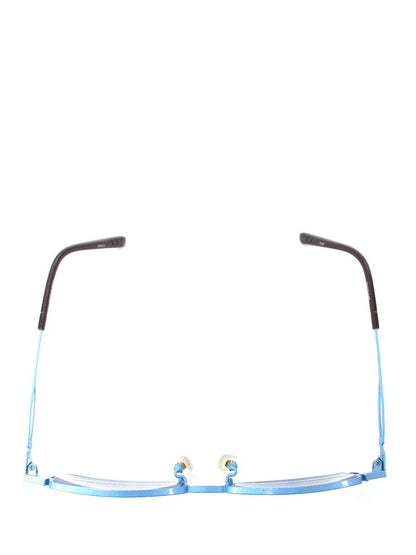 タカノリユゲ SPICE-3 TY-37 メガネ ブラウン/スカイブルー メタルフレーム フルリム オーバル ITX8FLU1ROI8 【SALE】