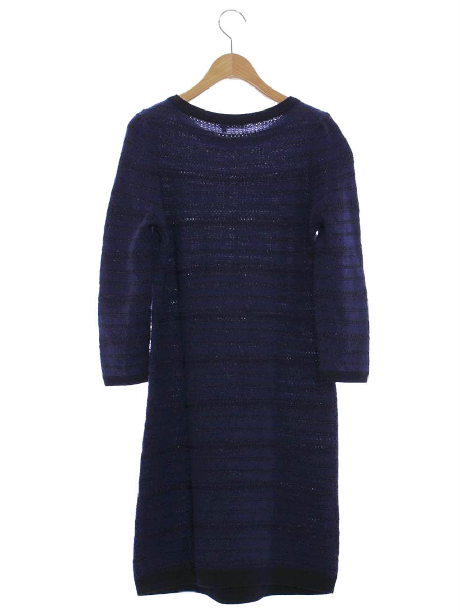 トゥービーシック W5J70-292-29 ワンピース 40 ネイビー ニット ITQVUC4SG6YS 【SALE】