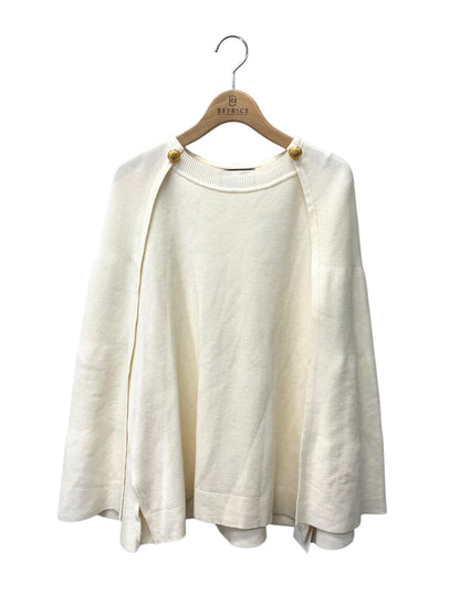 セブンテンバイミホカワヒト 7S204 ニットセーター Ｓ アイボリー マント風 IT3NB0BDU5GM