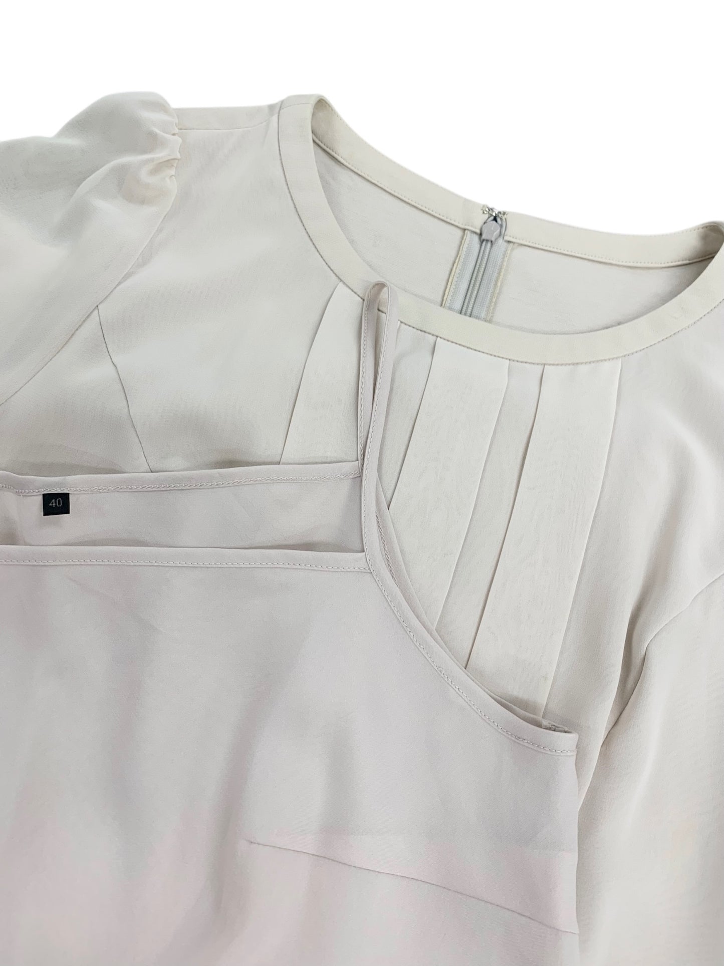 トゥービーシック W5J74-392-06 ワンピース  40 ベージュ チュール ITQX9CALHNTE 【SALE】