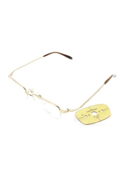 ジョンレノン real love リアルラブ RL016 メガネ ゴールド メタルフレーム ハーフリム スクエア ITF46GFWAX7C 【SALE】