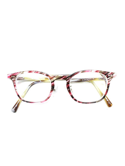 金子眼鏡 KA-42 眼鏡 ブラウン/レッド マーブル セルフレーム ITBY1X6NDV1Q