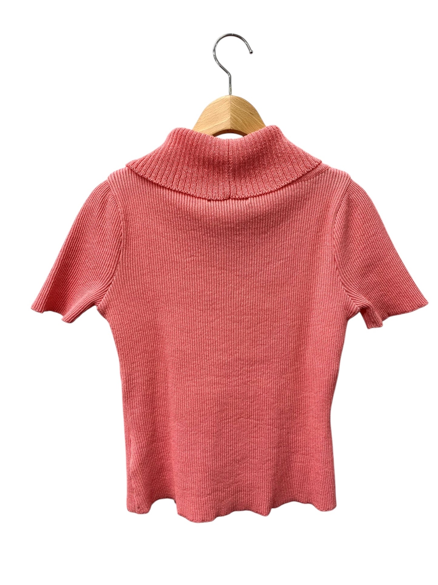 エムズグレイシー オフショルダーニット 418324 38 ピンク 和紙 ITWHMO5LSMRK