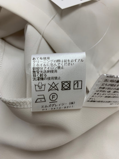 エムズグレイシー 414504 ベスト 38 グレー フリル アシンメトリー サイドギャザー ITPY7OQC7TG8