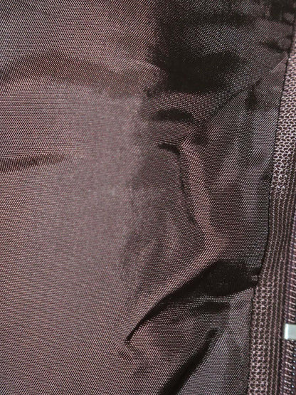 エムズグレイシー 811707 ワンピース 38 ブラウン ウール混 ベルベットリボン ニット袖 切替 ITTOM92SV1RS