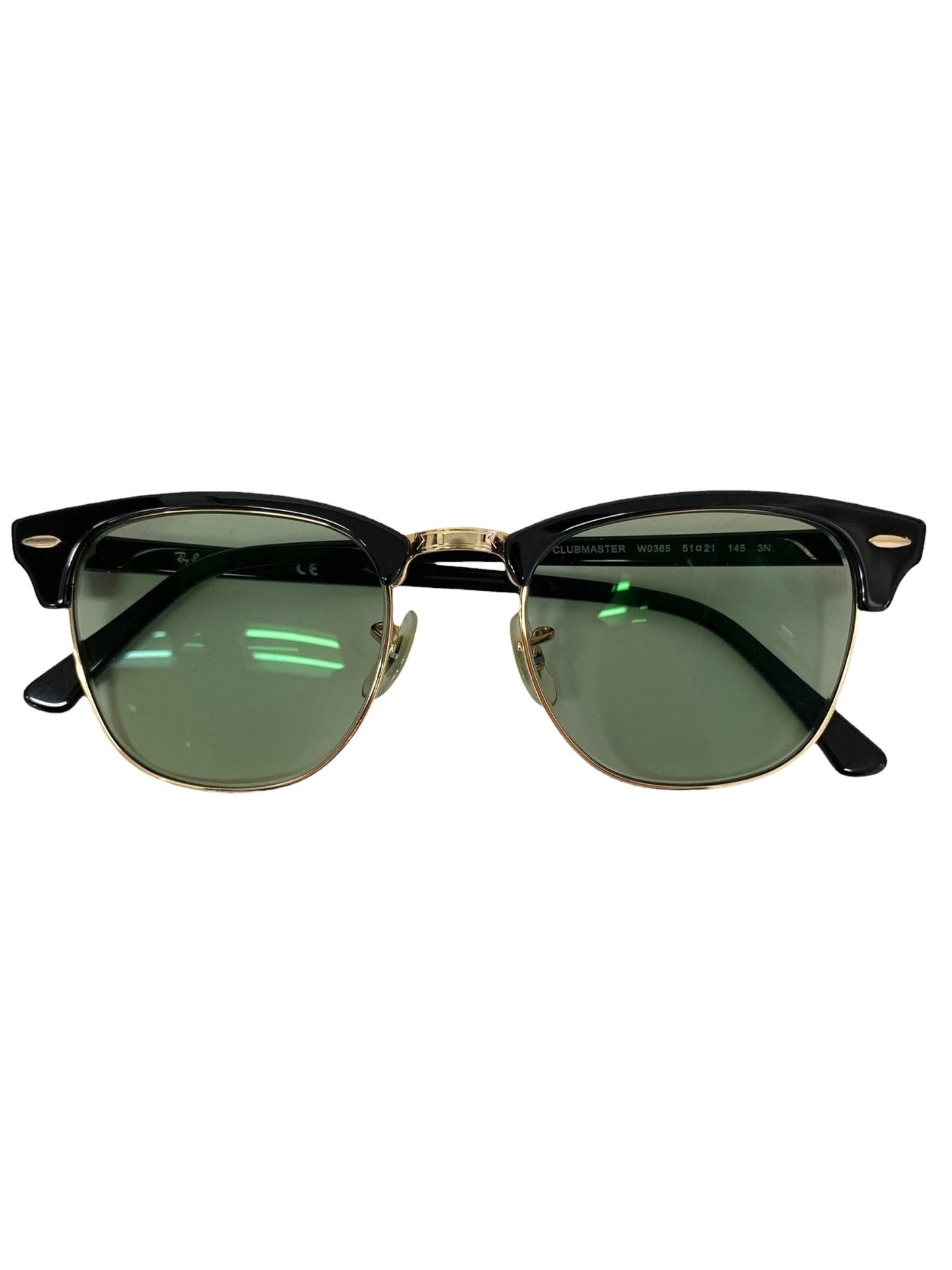 レイバン CLUBMASTER CLASSIC RB3016 W0365 サングラス ブラック ウェリントン ローブリッジフィット ITQIQPOGZDSO