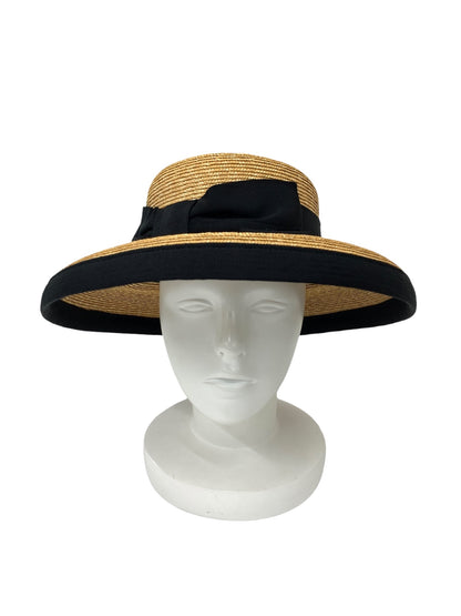 フォクシーブティック ストローハット ベージュ リボン ITTBXOI10QRK