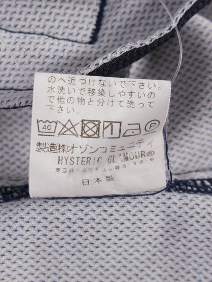 ヒステリックグラマー 01171AB01 デニムジャケット M ネイビー ダブルライダース ITX8XY55G9ZE