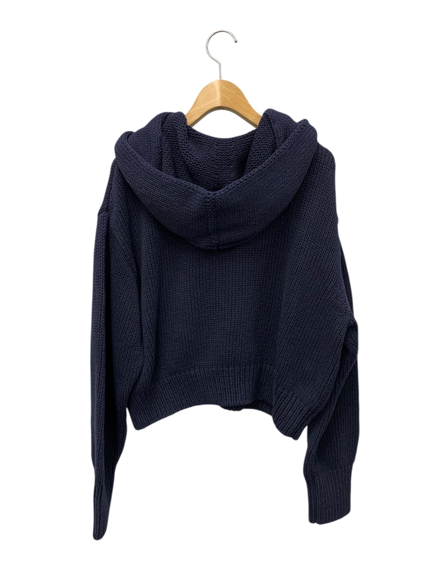 アディアム Adeam x Carolyn Murphy Sora Hoodie 43081 パーカー S ネイビー ニット ITHXX1L9PJXY
