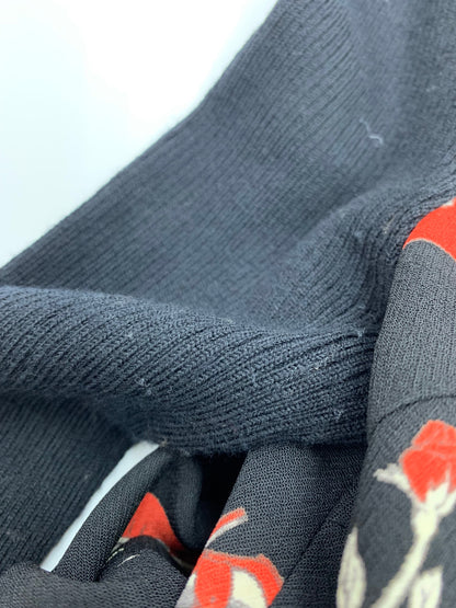 エムズグレイシー 111704 ワンピース 38 ブラック リボン アイコンモチーフ IT6I5H4SP72G