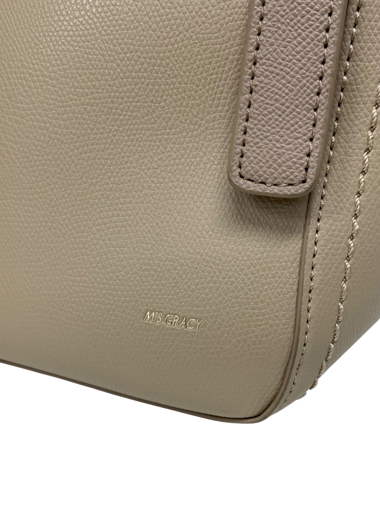 エムズグレイシー 194109 ハンドバッグ ベージュ ITNEVZS4UH8M