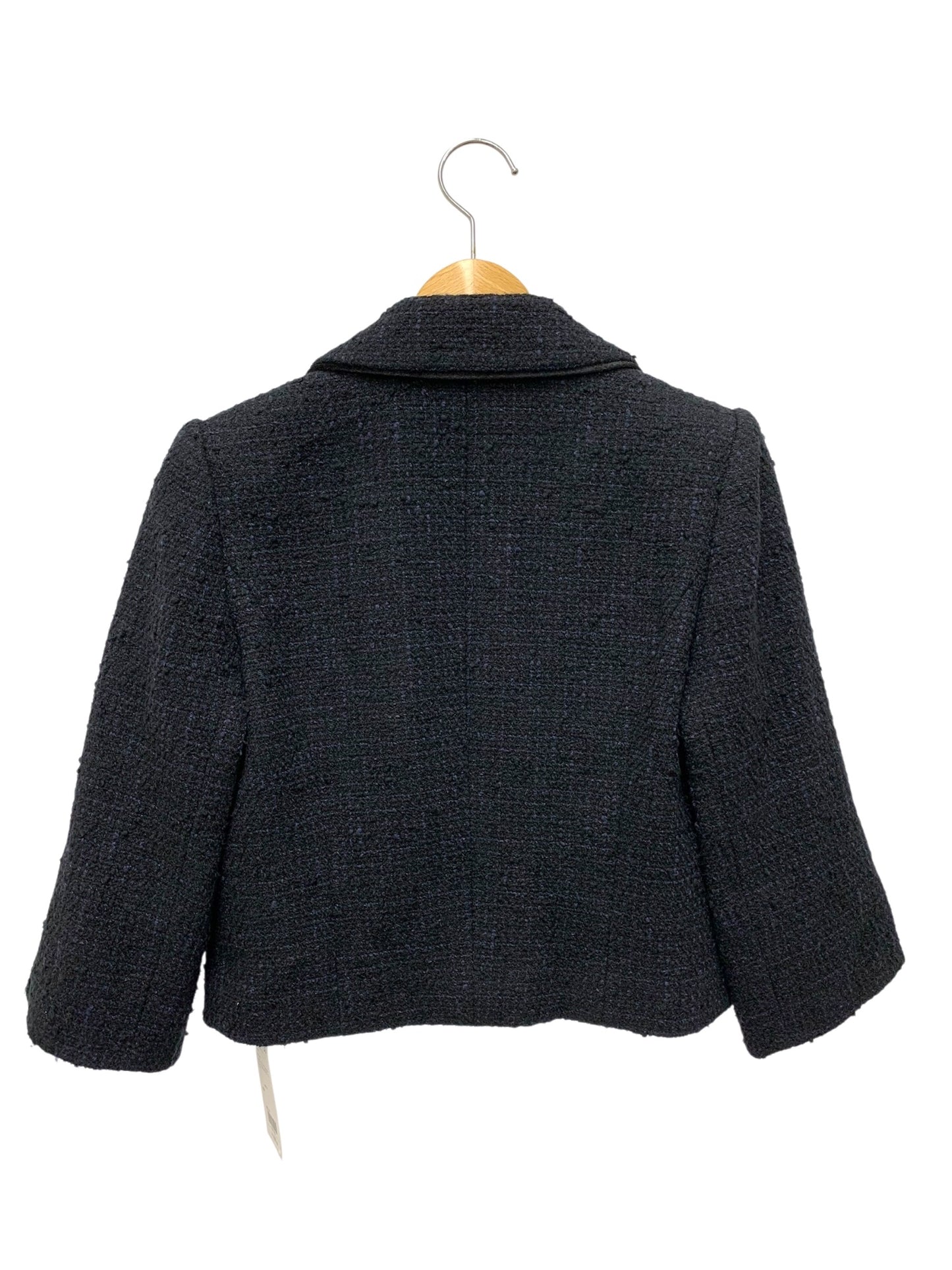 フォクシーブティック ジャケット グレース 37621 38 ネイビー ツイード ITDMDITGXMVA