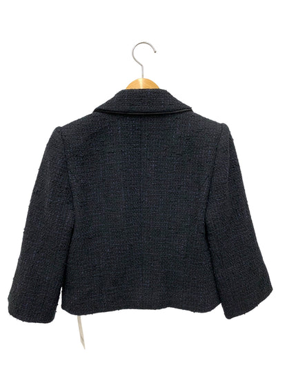 フォクシーブティック ジャケット グレース 37621 38 ネイビー ツイード ITDMDITGXMVA