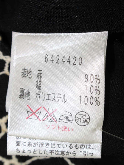 ルネ 6424420 スカート 34 ブラック カットワーク フラワーモチーフ IT1MO0E2L46Y 【SALE】