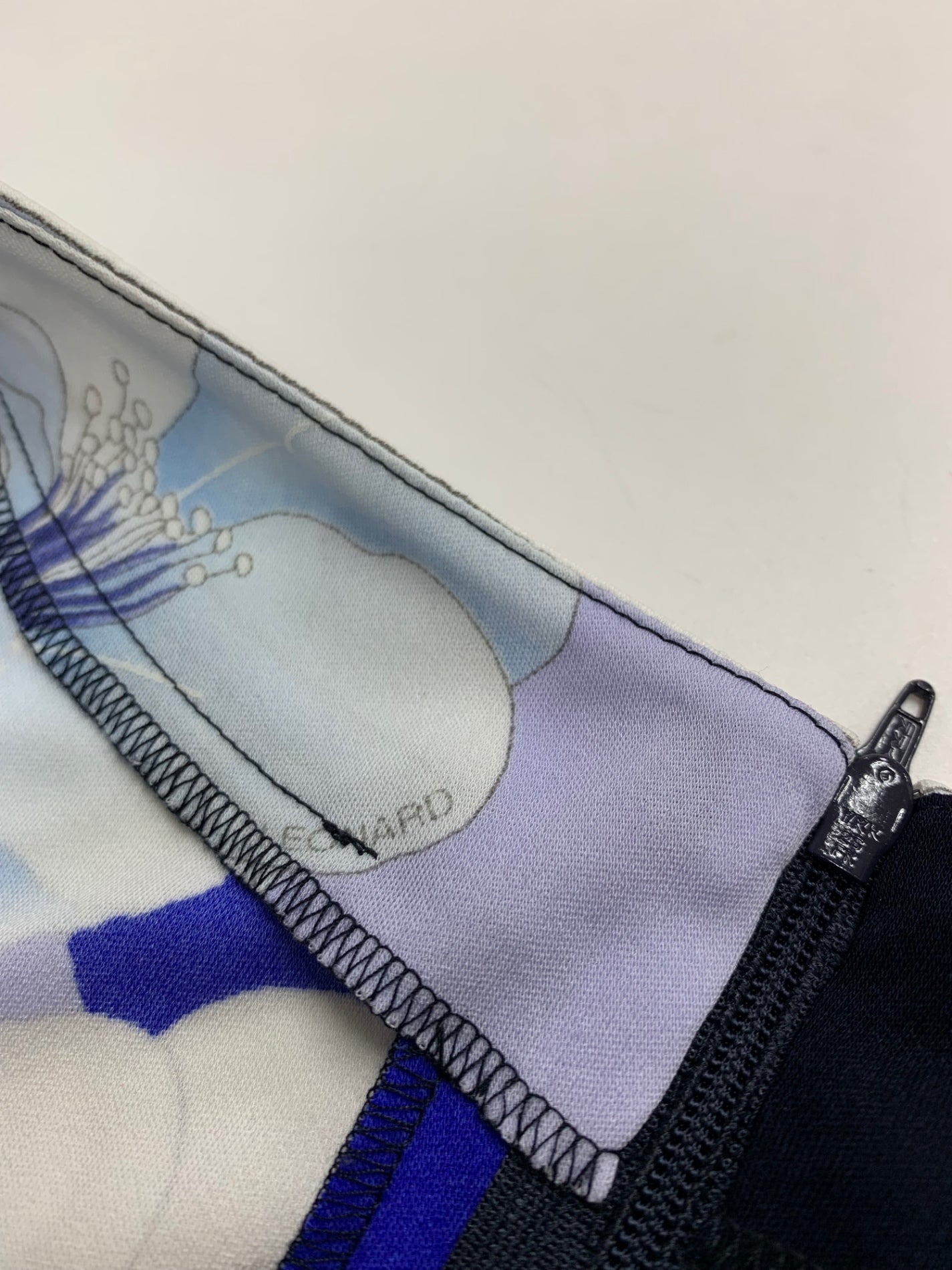 レオナールファッション 0190018 ワンピース 42 ブルー カンカン